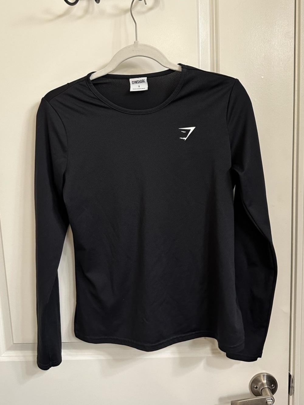 Gymshark Black Long Sleeve Performance Tee size small women’s